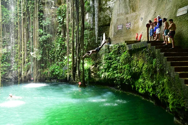 Chichen Itza United Mexican States May 2018 Cenote Kil Site — Stock Photo, Image