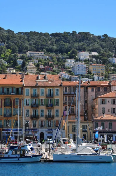 Nice Frankrijk April 2016 Schilderachtige Haven — Stockfoto