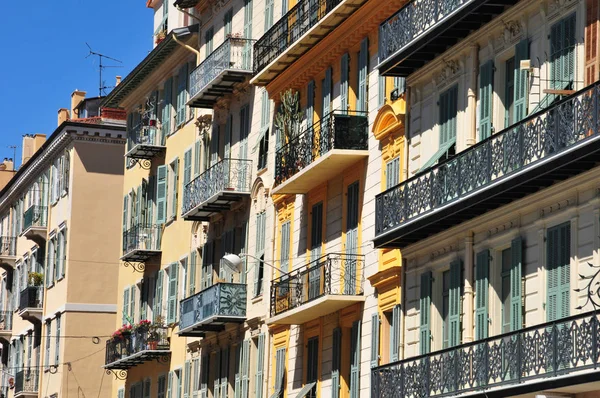 Nice Frankrijk April 2016 Het Centrum Van Pittoreske Stad — Stockfoto