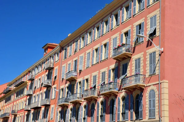 Nicea Francja Kwietnia 2016 Centrum Malowniczego Miasta — Zdjęcie stockowe