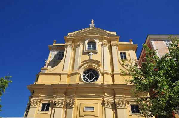 Nizza Francia Aprile 2016 Una Chiesa Nel Pittoresco Centro Della — Foto Stock