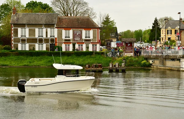 Benouville Francia Abril 2018 Café Gondree Primera Casa Francia Ser —  Fotos de Stock