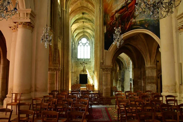 Triel Sur Seine Francia Junio 2018 Iglesia Gótica Renacentista San — Foto de Stock