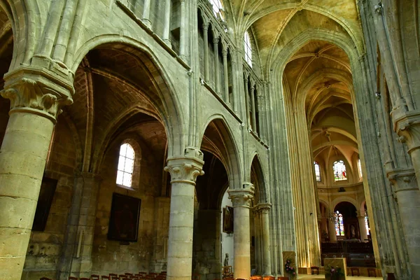 Triel Sur Seine France June 2018 Gothic Renaissance Saint Martin — Stock Photo, Image