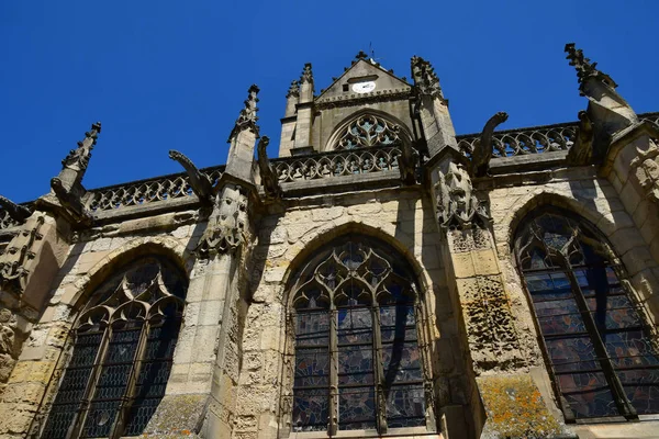 Triel Sur Seine Francia Junio 2018 Iglesia Gótica Renacentista San —  Fotos de Stock