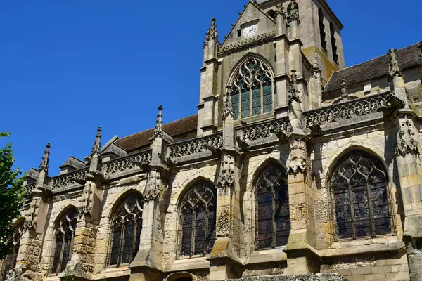 Triel Sur Seine France June 2018 Gothic Renaissance Saint Martin — Stock Photo, Image