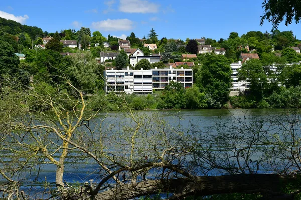 Triel Sur Seine Frankrike Juni 2018 Pittoreska Staden Sommaren — Stockfoto