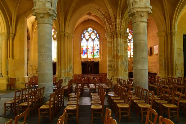 法国塞纳河 Triel 2018年6月6日 哥特式和文艺复兴时期的圣马丁教堂 — 图库照片
