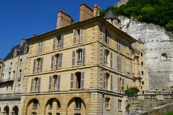 Roche Guyon Frankrike Juni 2018 Det Historiska Slottet — Stockfoto