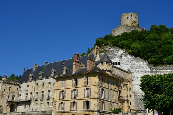 Roche Guyon France Czerwca 2018 Historyczny Zamek — Zdjęcie stockowe