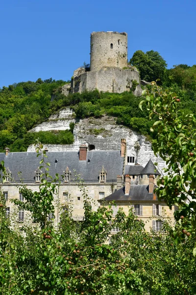 Roche Guyon France Czerwca 2018 Historyczny Zamek — Zdjęcie stockowe