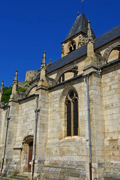 Roche Guyon Frankreich Juni 2018 Die Historische Kirche — Stockfoto