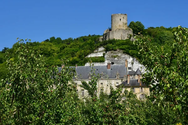 Roche Guyon França Junho 2018 Castelo Histórico — Fotografia de Stock