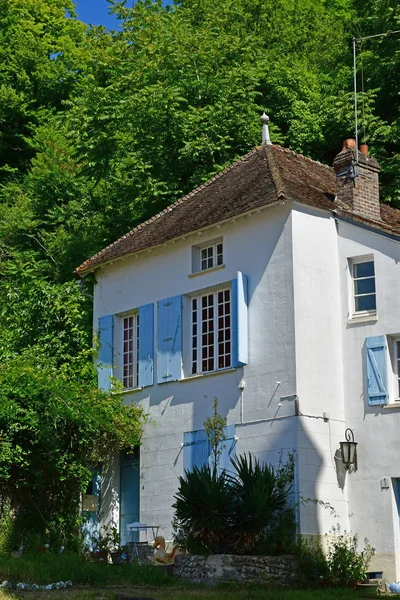 Roche Guyon Francia Junio 2018 Pintoresco Pueblo — Foto de Stock