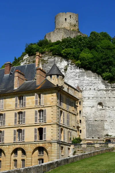 Roche Guyon France Czerwca 2018 Historyczny Zamek — Zdjęcie stockowe