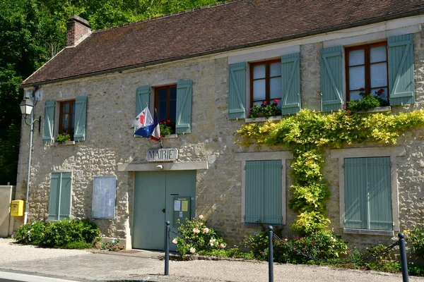 Haute Isle Francia Junio 2018 Ayuntamiento — Foto de Stock