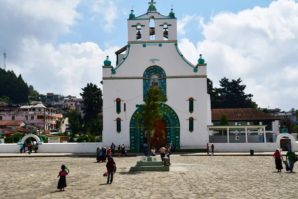 San Juan San Juan Chamula Meksykańskie Stany Maja 2018 Malownicze — Zdjęcie stockowe