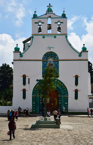 San Juan Chamula Stati Uniti Messico Maggio 2018 Pittoresca Chiesa — Foto Stock