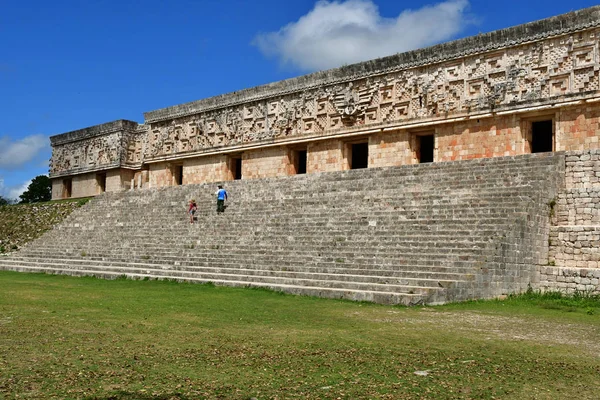 Uxmal Mexické Ameri Května 2018 Pre Columbian Stránky — Stock fotografie