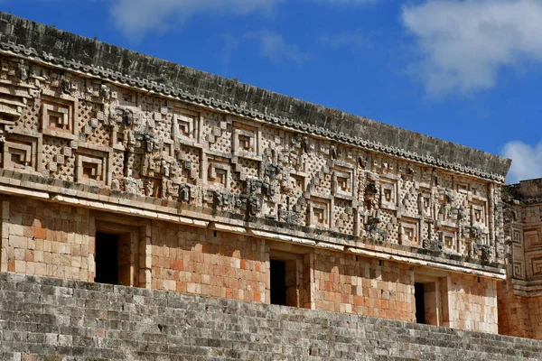 Uxmal Wielka Meksykańskiego Stanu 2018 Maja Pre Columbian Witryny — Zdjęcie stockowe