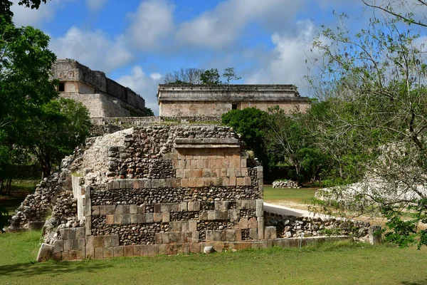 Uxmal Wielka Meksykańskiego Stanu 2018 Maja Pre Columbian Witryny — Zdjęcie stockowe