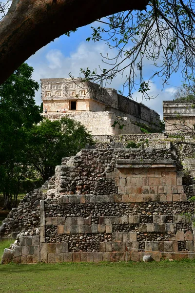 Uxmal Wielka Meksykańskiego Stanu 2018 Maja Pre Columbian Witryny — Zdjęcie stockowe