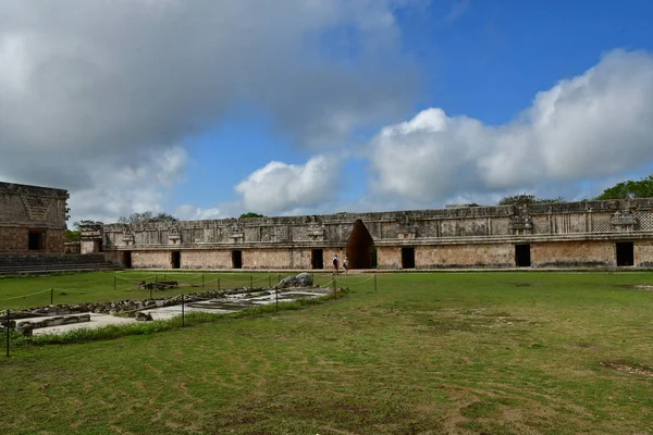 Uxmal Mexické Ameri Května 2018 Pre Columbian Stránky — Stock fotografie