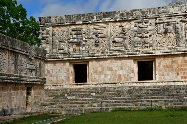 Uxmal Meksikon Yhdistynyt Valtio Toukokuu 2018 Esikolumbialainen Sivusto — kuvapankkivalokuva