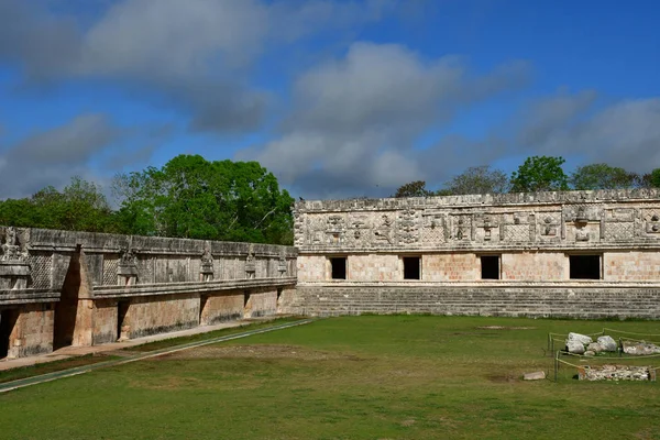 Uxmal Mexické Ameri Května 2018 Pre Columbian Stránky — Stock fotografie