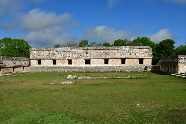 Uxmal Wielka Meksykańskiego Stanu 2018 Maja Pre Columbian Witryny — Zdjęcie stockowe