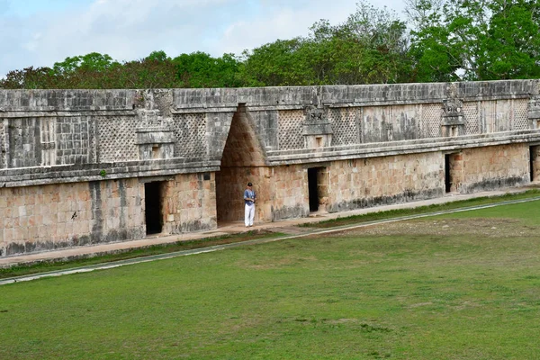 Uxmal Wielka Meksykańskiego Stanu 2018 Maja Pre Columbian Witryny — Zdjęcie stockowe