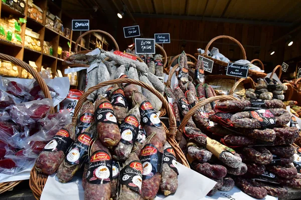 Feucherolles Francia Octubre 2017 Una Tienda Especialidades Francesas —  Fotos de Stock