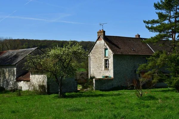 Giverny Γαλλία 2018 Απριλίου Γραφική Ζωγράφοι Χωριό Άνοιξη — Φωτογραφία Αρχείου