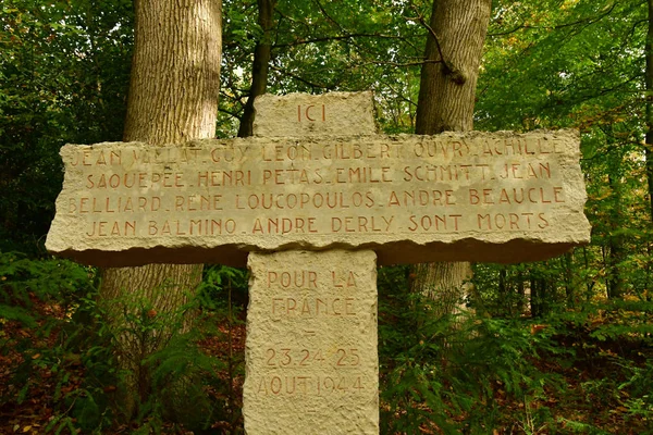 Lisors France 1Er Novembre 2017 Lieu Les Résistants Ont Été — Photo