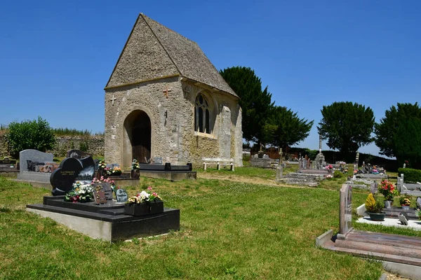Chateau Sur Epte Fransa Haziran 2018 Saint Martin Kilisesi Mezarlığı — Stok fotoğraf