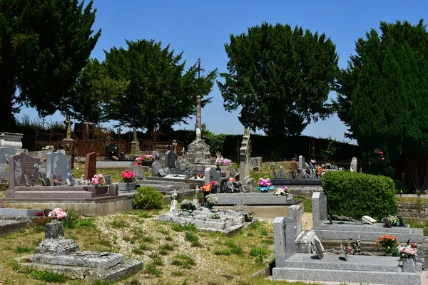 Chateau Sur Epte Francia Junio 2018 Cementerio —  Fotos de Stock