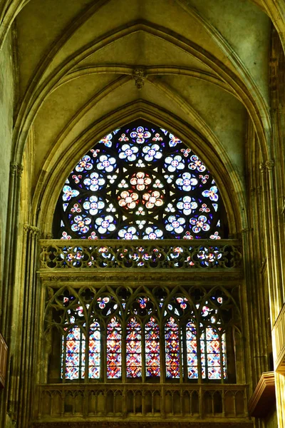 Caen Francia Abril 2018 Histórica Iglesia San Pedro —  Fotos de Stock