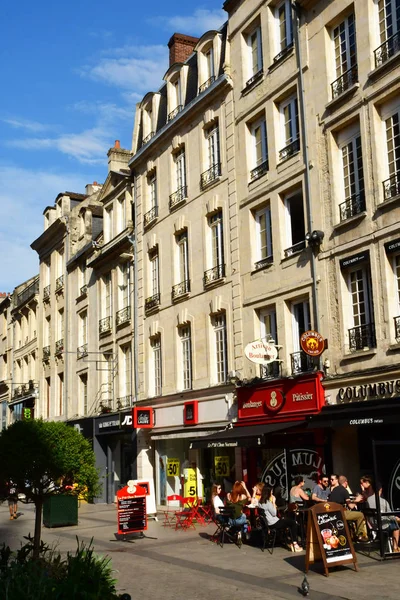 Caen Francia Abril 2018 Pintoresco Centro Ciudad — Foto de Stock