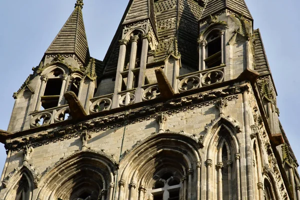 Caen France April 2018 Church Notre Dame Froiderue — Stock Photo, Image