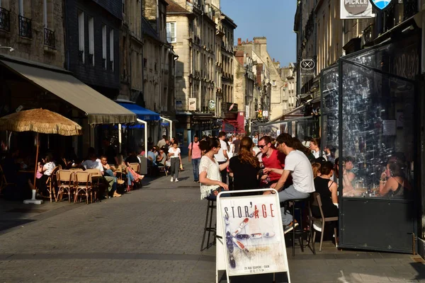 Caen Francia Abril 2018 Pintoresco Centro Ciudad — Foto de Stock