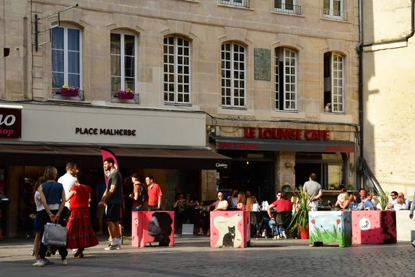 Caen Francia Abril 2018 Pintoresco Centro Ciudad — Foto de Stock