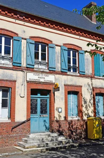 Fleury Foret France September 2016 Post Office — Stock Photo, Image