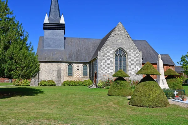 Fleury Foret Frankreich September 2016 Die Kirche — Stockfoto