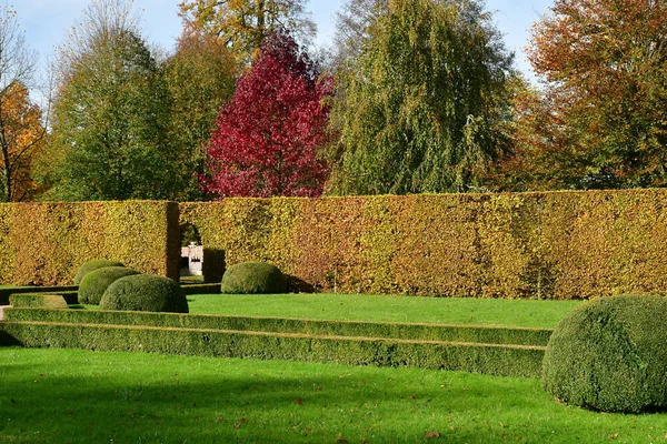 Vascoeuil Francja Listopada 2017 Park Zamkowy — Zdjęcie stockowe