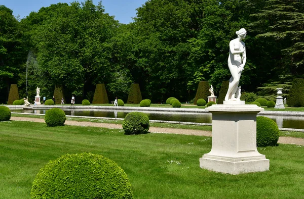 Choisel Frankrike Maj 2018 Breteuil Slottsparken — Stockfoto