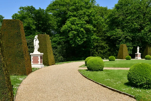 Choisel Fransa Mayıs 2018 Breteuil Castle Park — Stok fotoğraf