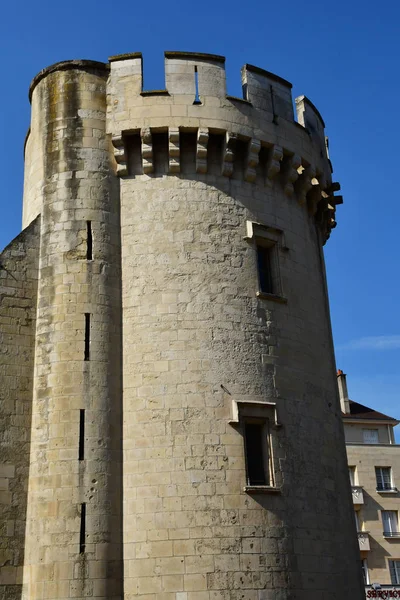 Caen France April 2018 Old Tower Picturesque City Centre — Stock Photo, Image