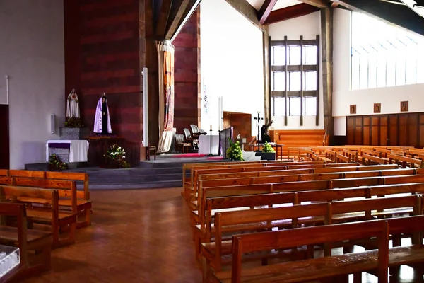 Camacha Madeira Portugal Febrero 2018 Iglesia — Foto de Stock