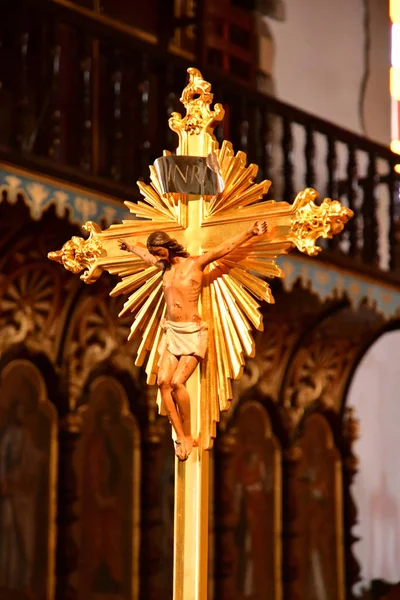 Machico Madeira Portugal February 2018 Jesus Crucifixion — Stok fotoğraf