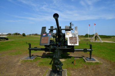 Courseulles sur Mer, France - april 22 2018 : the Centre Juno Beach, D Day Canadian memorial  clipart